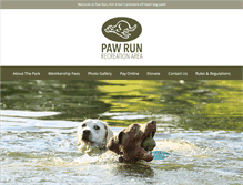 Tablet Screenshot of pawrun.com